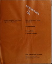 Front cover of Mathematics in life by L. Carey Bolster