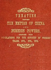 Cover of Treaties, etc by China.