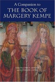 Front cover of A companion to The book of Margery Kempe by Arnold, John