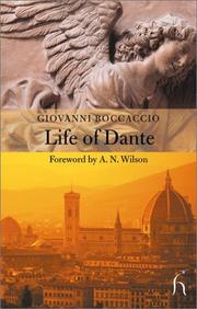 Cover of La vita di Dante by Giovanni Boccaccio