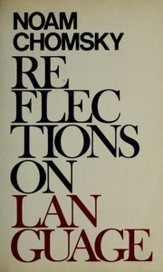 Cover of Reflections on language by Noam Chomsky