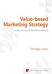 Cover of Value-based Marketing Strategy by Santiago Lopez