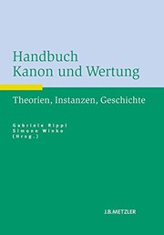 Front cover of Handbuch Kanon und Wertung by Gabriele Rippl