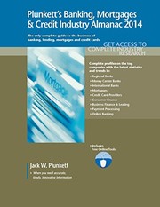 Front cover of Plunkett's Banking, Mortgages & Credit Industry Almanac 2014 by Jack W. Plunkett