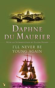 Cover of I'll never be young again by Daphne du Maurier