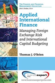 Cover of Applied International Finance by Thomas J. O'Brien