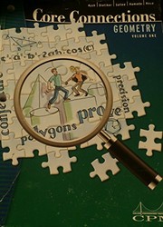 Front cover of Core Connections Geometry, Volume 1; Version 5.0 CPM by Leslie Dietiker