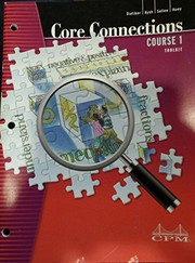 Front cover of Core Connections Course 1 Toolkit by Leslie Dieker