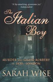 Cover of The Italian Boy by Sarah Wise