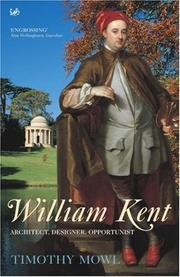 Cover of William Kent by Timothy Mowl
