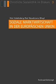 Cover of Soziale Marktwirtschaft in der Europäischen Union by Piotr Mazurkiewicz