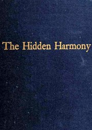 Cover of The Hidden harmony by Philip Ellis Wheelwright