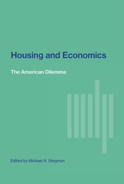 Front cover of Housing and economics by Michael A. Stegman