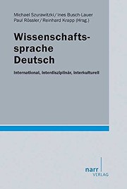 Front cover of Wissenschaftssprache Deutsch by Michael Szurawitzki