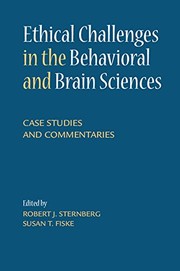 Cover of Ethical Challenges in the Behavioral and Brain Sciences by Robert J. Sternberg