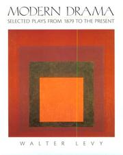 Cover of Modern drama by Walter Levy
