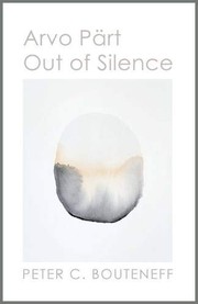 Cover of Arvo Pärt by Peter C. Bouteneff