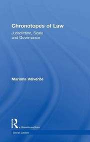 Cover of Chronotopes of Law by Mariana Valverde