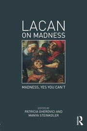 Front cover of Lacan on Madness by Patricia Gherovici