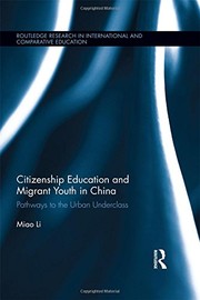 Cover of Citizenship Education and Migrant Youth in China by Miao Li