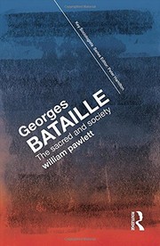 Cover of Georges Bataille by William Pawlett