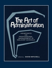 Front cover of The Art of Administration by David Mitchell