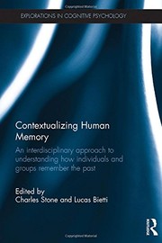 Cover of Contextualizing Human Memory by Charles Stone