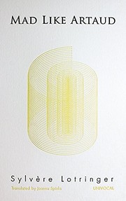 Cover of Mad Like Artaud by Sylvère Lotringer
