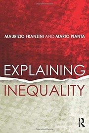 Cover of Explaining Inequality by Maurizio Franzini
