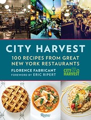 Front cover of City Harvest by Florence Fabricant