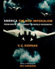 Front cover of America, the new imperialism by V. G. Kiernan