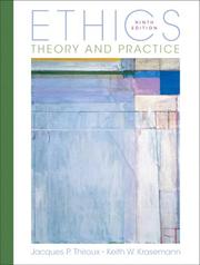 Cover of Ethics by Jacques Thiroux