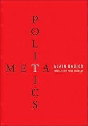 Front cover of Abrégé de métapolitique by Alain Badiou