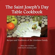 Front cover of Saint Joseph's Day Table Cookbook by Mary Ann Giordano