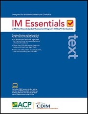 Front cover of IM Essentials Text by The American College of Physicians