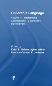 Cover of Children's Language by Keith E. Nelson