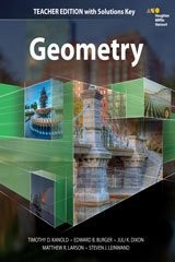 Cover of HMH Geometry by HOUGHTON MIFFLIN HARCOURT