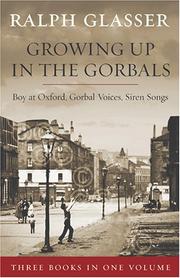 Front cover of Growing Up in the Gorbals by Ralph Glasser