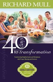 Front cover of 40-Days To Transformation by Richard Mull