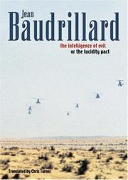 Front cover of The intelligence of evil or the lucidity pact by Jean Baudrillard