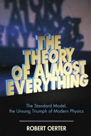 Front cover of The theory of almost everything by Robert Oerter