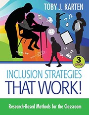 Front cover of Inclusion strategies that work! by Toby J. Karten