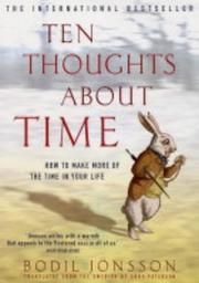 Cover of Ten Thoughts About Time by Bodil Jonsson