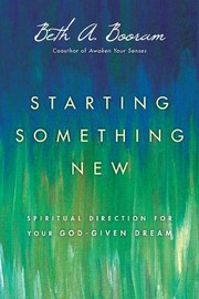 Cover of Starting Something New by Beth A. Booram