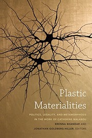 Cover of Plastic Materialities by Brenna Bhandar