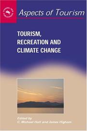 Front cover of Tourism, Recreation, And Climate Change (Aspects of Tourism) by Unknown