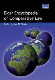 Front cover of Elgar encyclopedia of comparative law by J. M. Smits