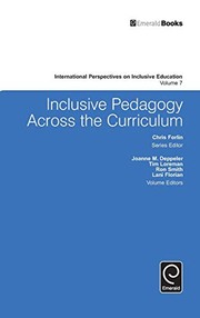Front cover of Inclusive Pedagogy Across the Curriculum by Joanne Deppeler