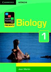 Front cover of Science Foundations Presents Biology 1 CD-ROM (Science Foundations) by Jean Martin