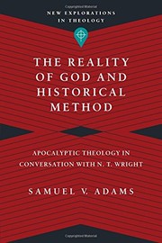 Front cover of The Reality of God and Historical Method by Samuel V. Adams